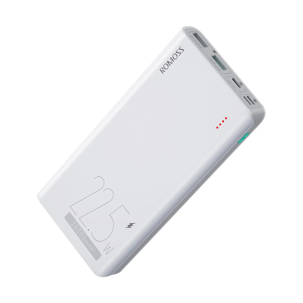 Romoss Sense6F 20000mAh 22.5W Ultra Fast Charging Power Bank - White