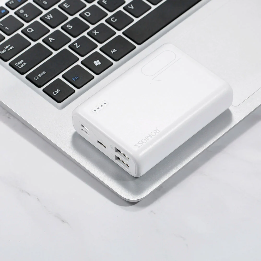 Romoss Simple10 10000mAh Power Bank - White - Image 5