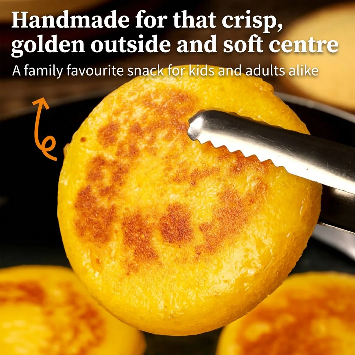 Rongchu Frozen Corn Cakes – 4 Pieces, 200g - Image 2