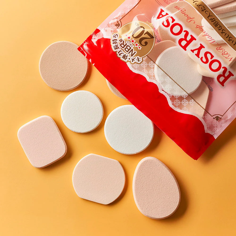 Rosy Rosa NBR Makeup Sponges Assorted – 20 Pieces - Image 2