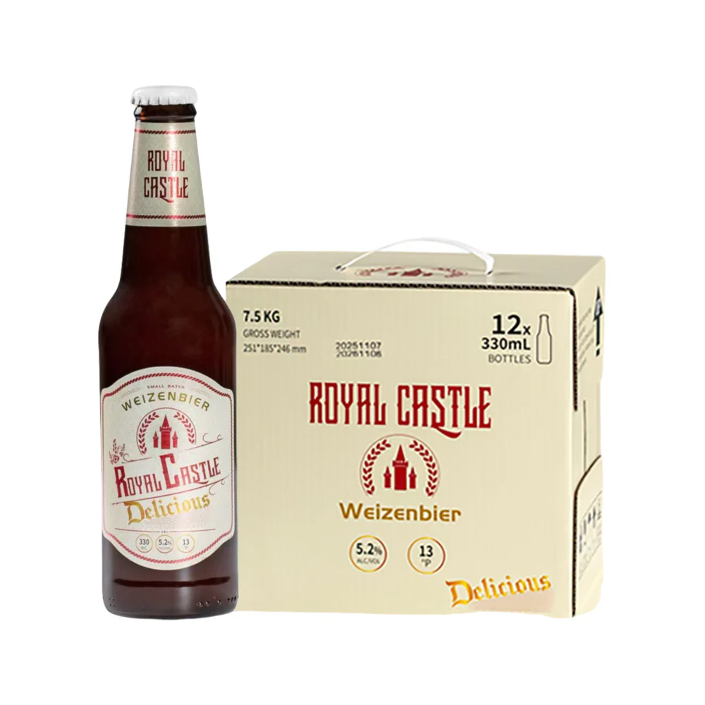 Royal Castle Amber Wheat Craft Beer 5.2% ABV 330mL x 12 Bottles