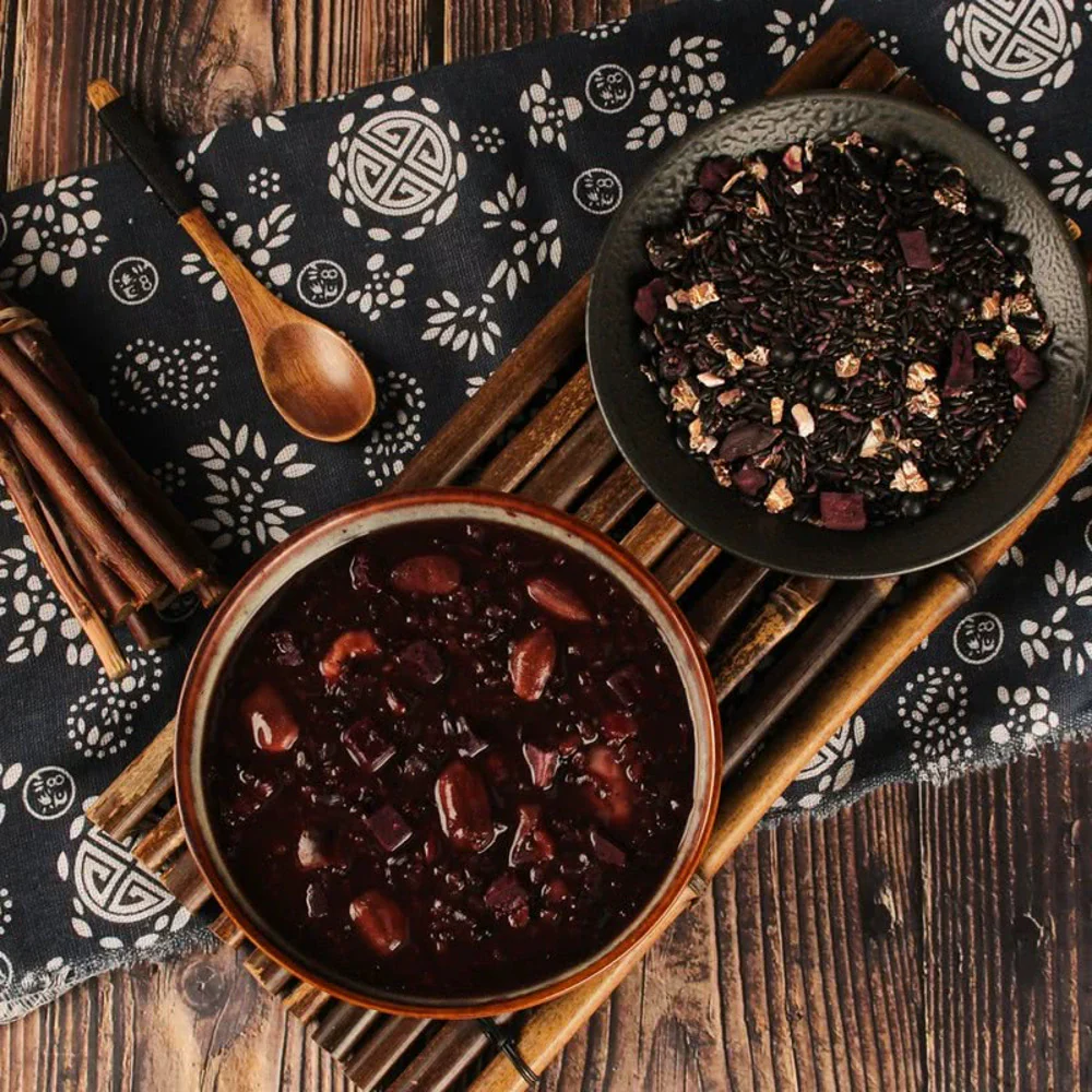 Ruililai Organic Purple Sweet Potato & Black Rice Porridge Mix 1.5kg – Multigrain Congee Base - Image 4