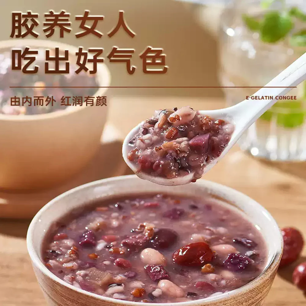 Ruililai Ejiao Nourishing Oat Porridge Mix 940g – Limited Import - Chinese Multigrain Congee Blend - Image 4