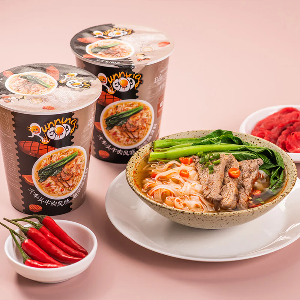 Running Egg Vietnamese Pho Beef Flavour - 65g - Image 4