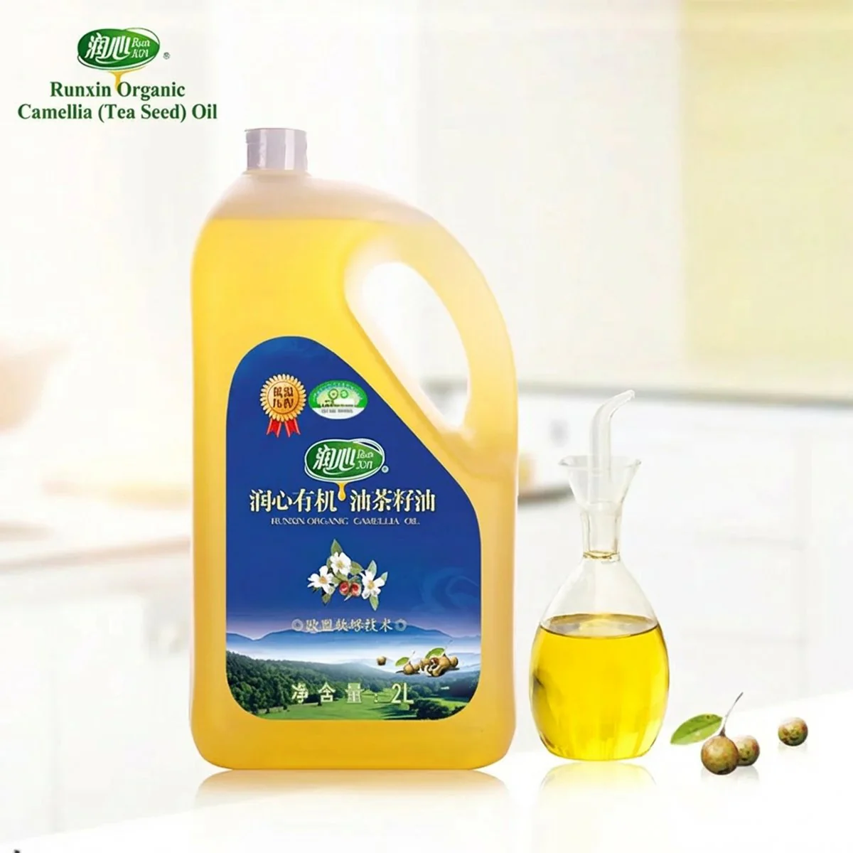 Runxin Organic Camellia Oil - 2L - Image 2