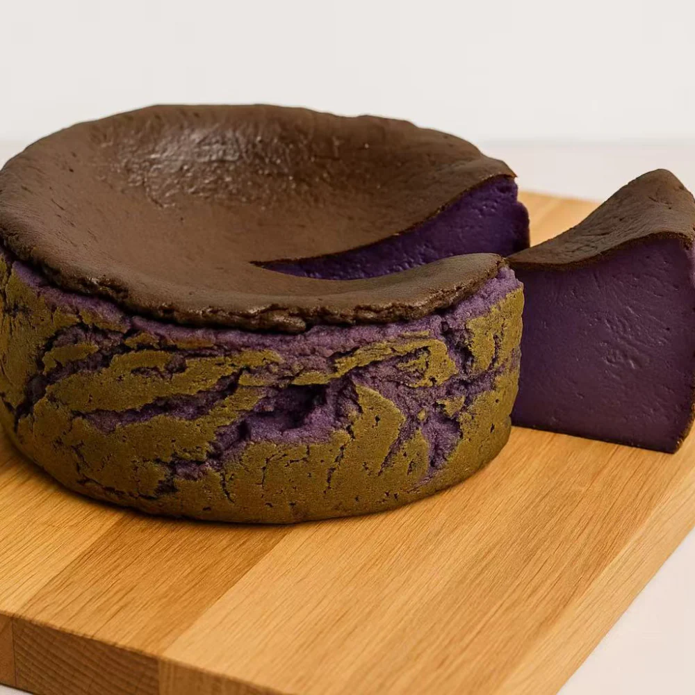 Rustic Fork Frozen Purple Sweet Potato Cheesecake – 4-Inch