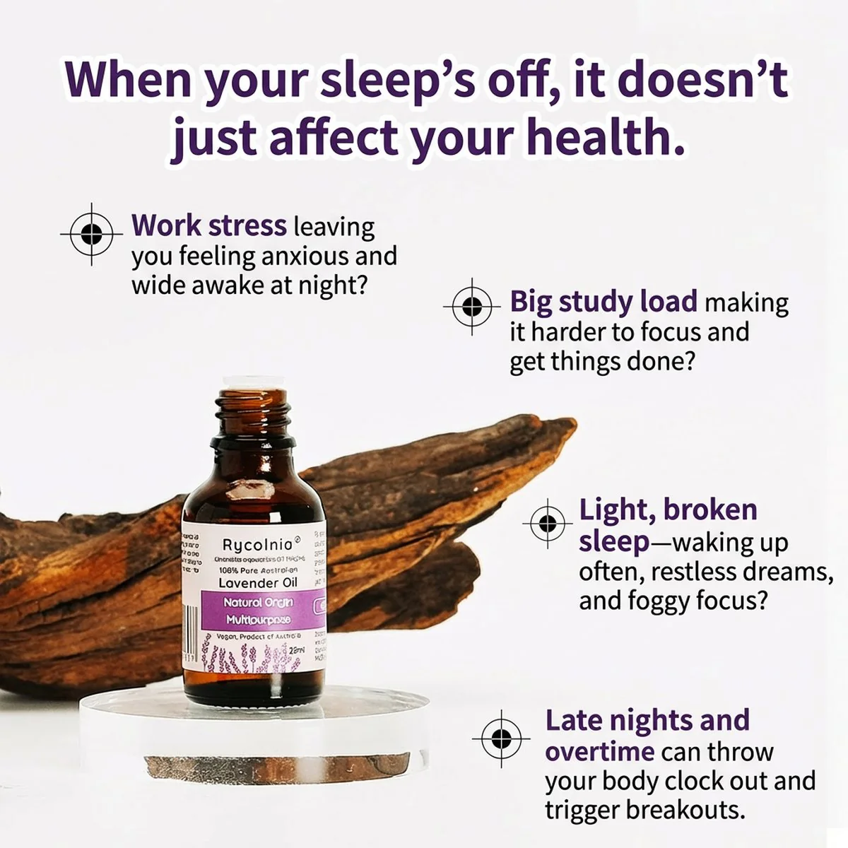 Rycolnia 100% Natural Australian Lavender Essential Oil - 25ml - Image 2