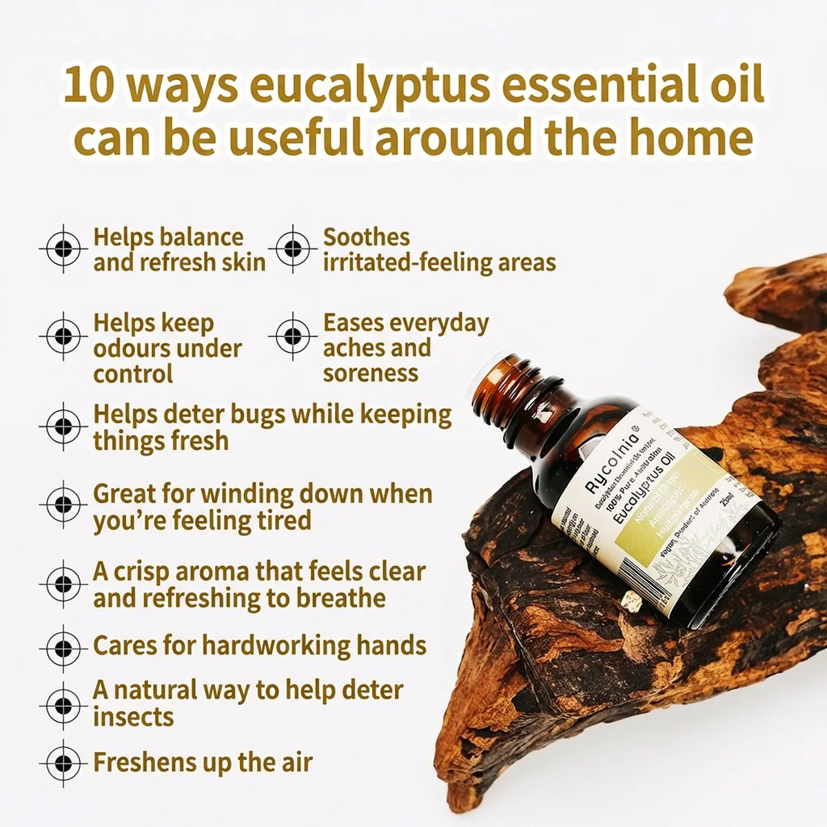 Rycolnia 100% Pure Australian Eucalyptus Essential Oil - 25ml - Image 2