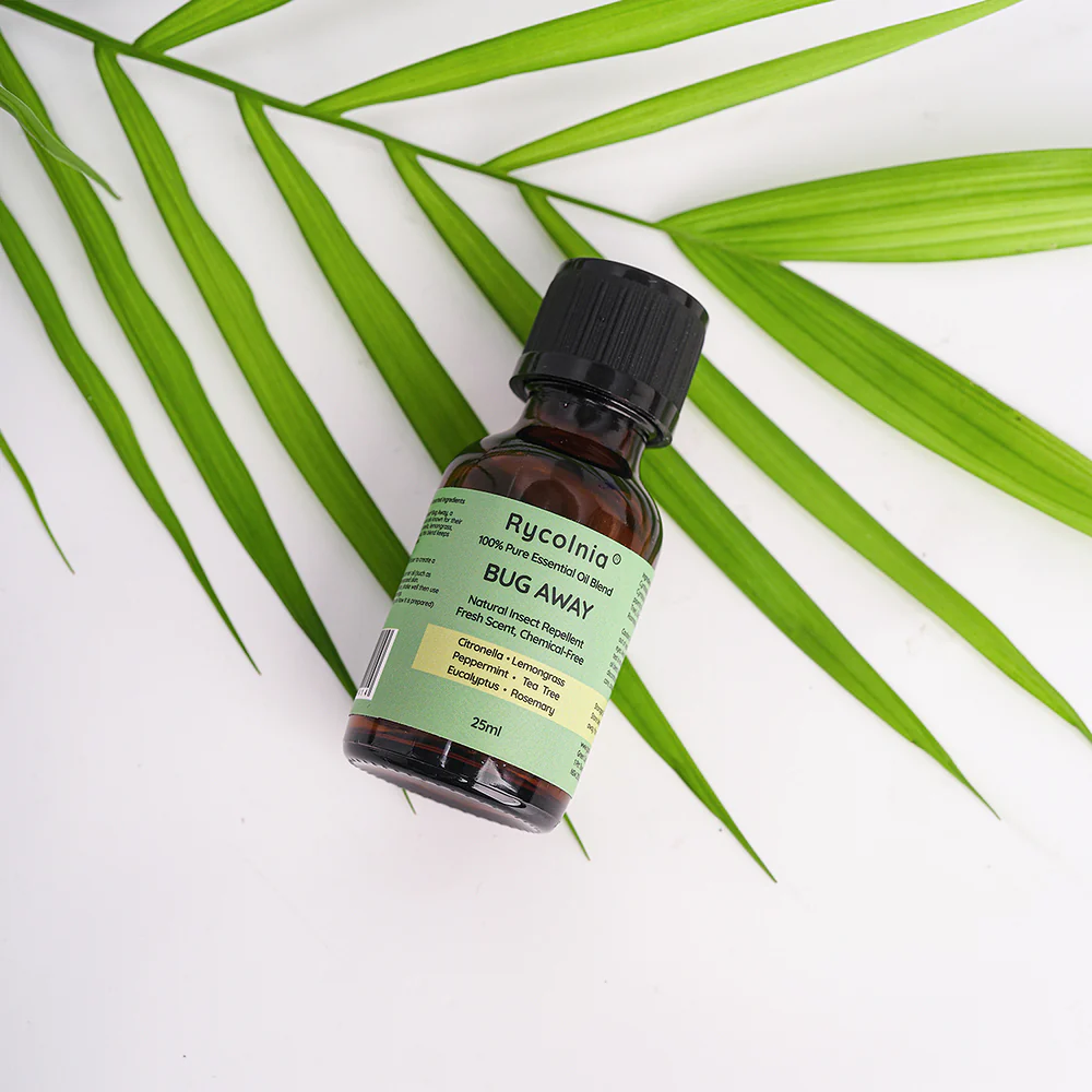 Rycolnia Bug Away 100% Pure Essential Oil Blend – Natural Insect Repellent 25ml - Citronella, Lemongrass, Tea Tree - Image 2