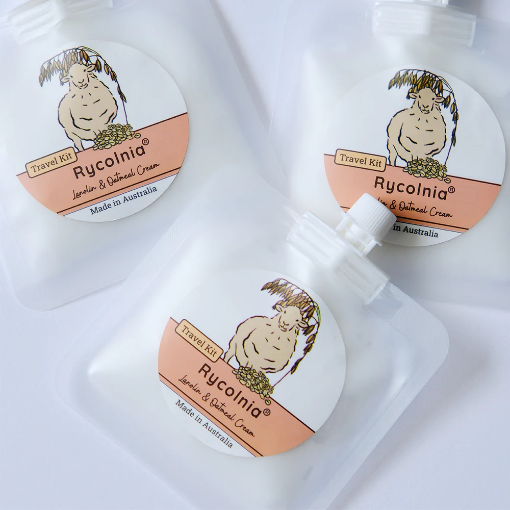 Rycolnia Lanolin & Oatmeal Cream 15g – Travel Kit - Image 3