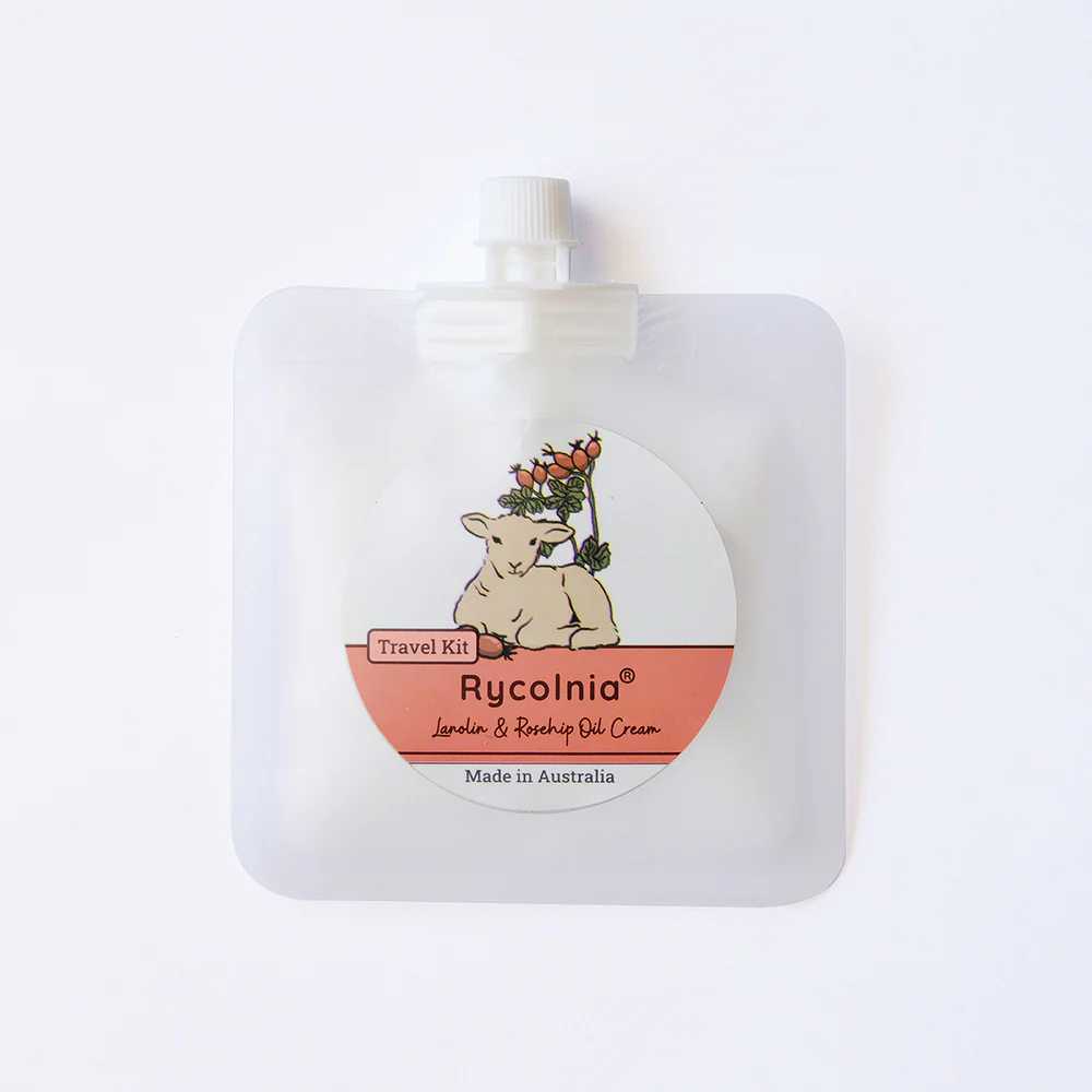 Rycolnia Lanolin & Rosehip Oil Cream 15g – Travel Kit