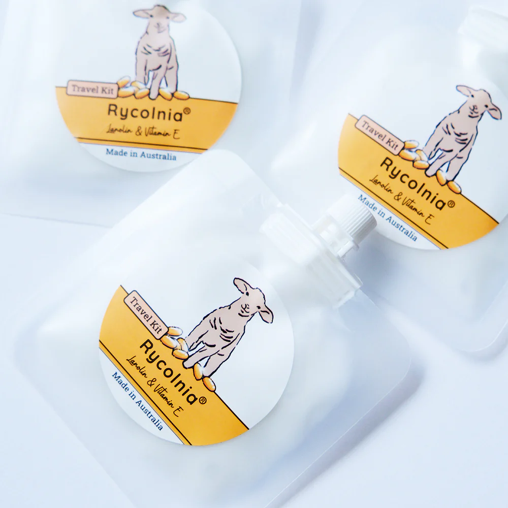 Rycolnia Lanolin & Vitamin E Cream 15g - Travel-Size Moisturiser, Made in Australia - Image 2