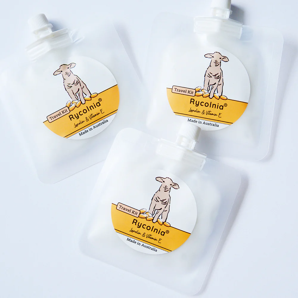 Rycolnia Lanolin & Vitamin E Cream 15g - Travel-Size Moisturiser, Made in Australia - Image 3