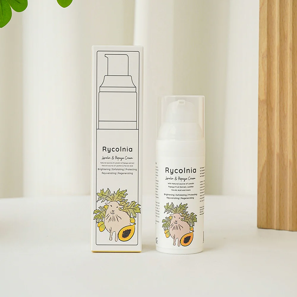 Rycolnia Papaya Lanolin Cream - 50g - Image 3