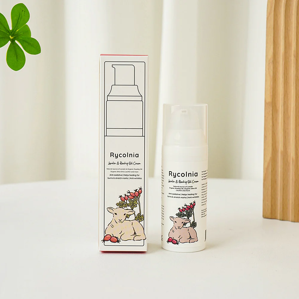 Rycolnia Rose Oil Lanolin Face Cream - 50g - Image 3