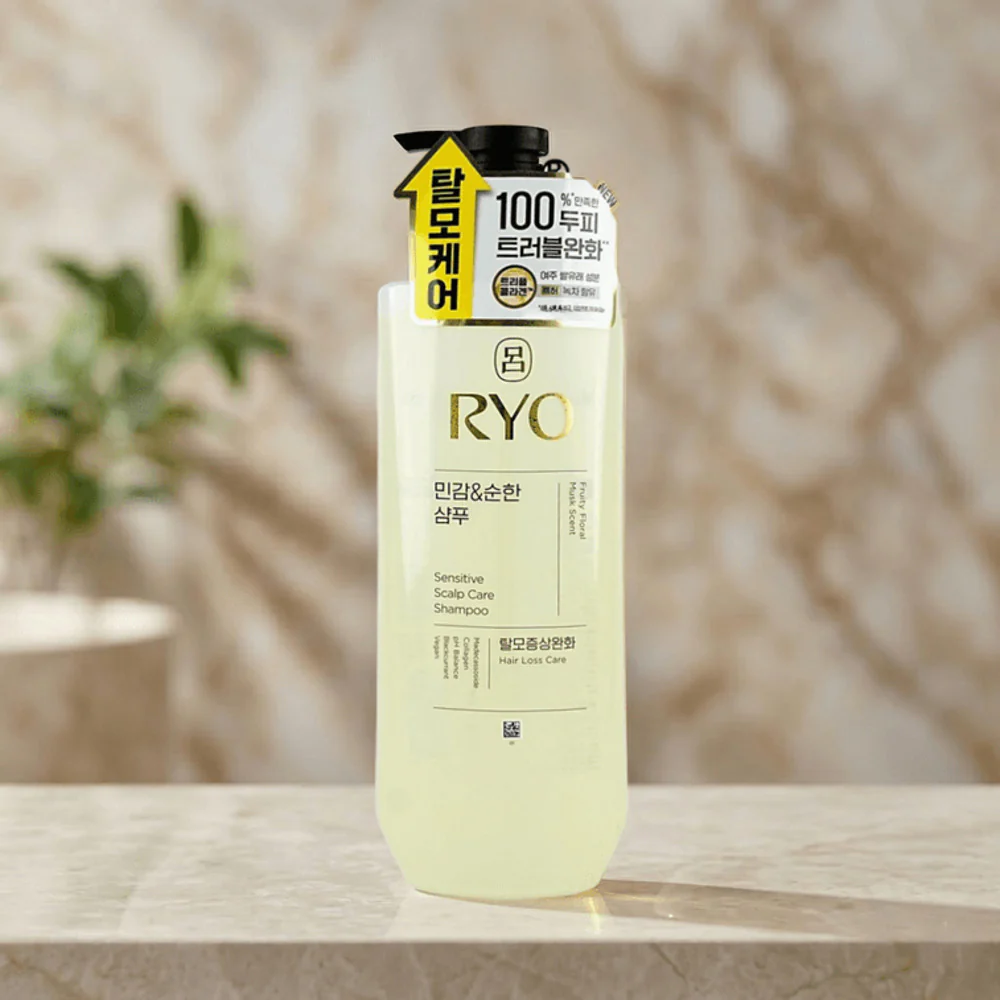 Ryo Sensitive Scalp Care Shampoo for Hair Loss Care 592ml - Image 2