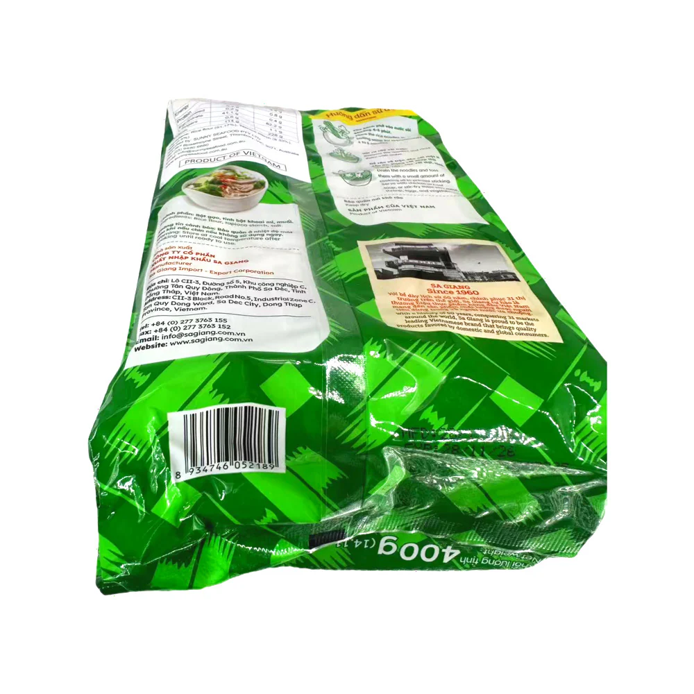 Sa Giang Vietnamese Sa Dec Rice Noodles 400g – Bánh Phở - Image 2