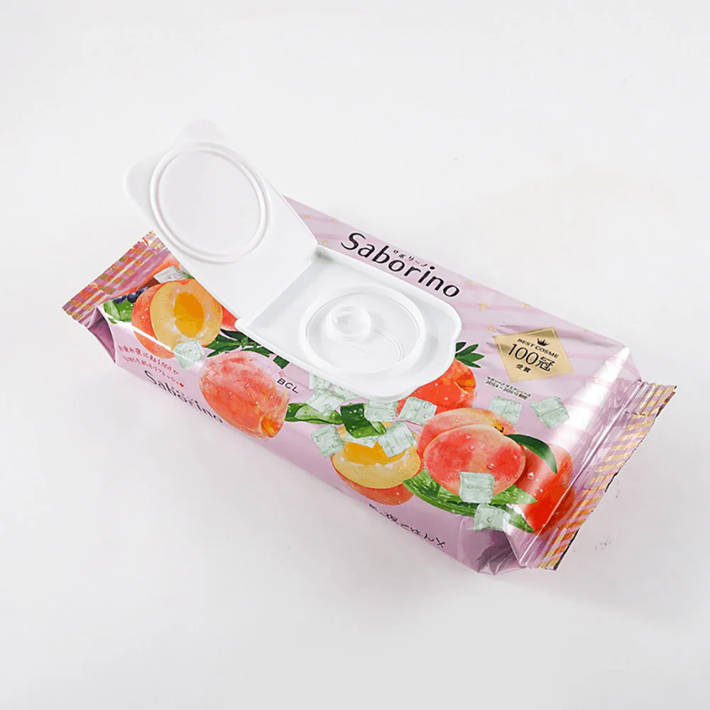 Saborino Good Night Face Masks - Peach, 28 Sheets - Image 2