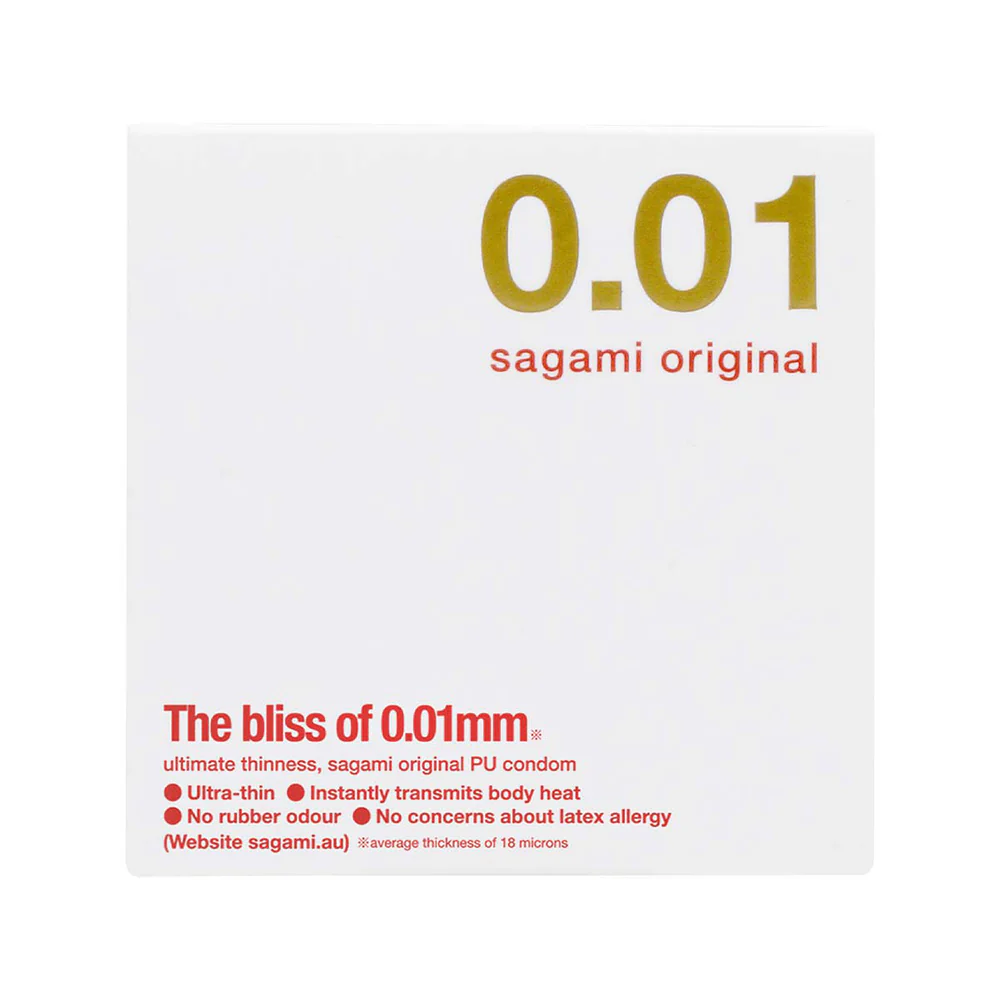 Sagami Original 0.01 Ultra-Thin Condom - 1 Piece - Image 2
