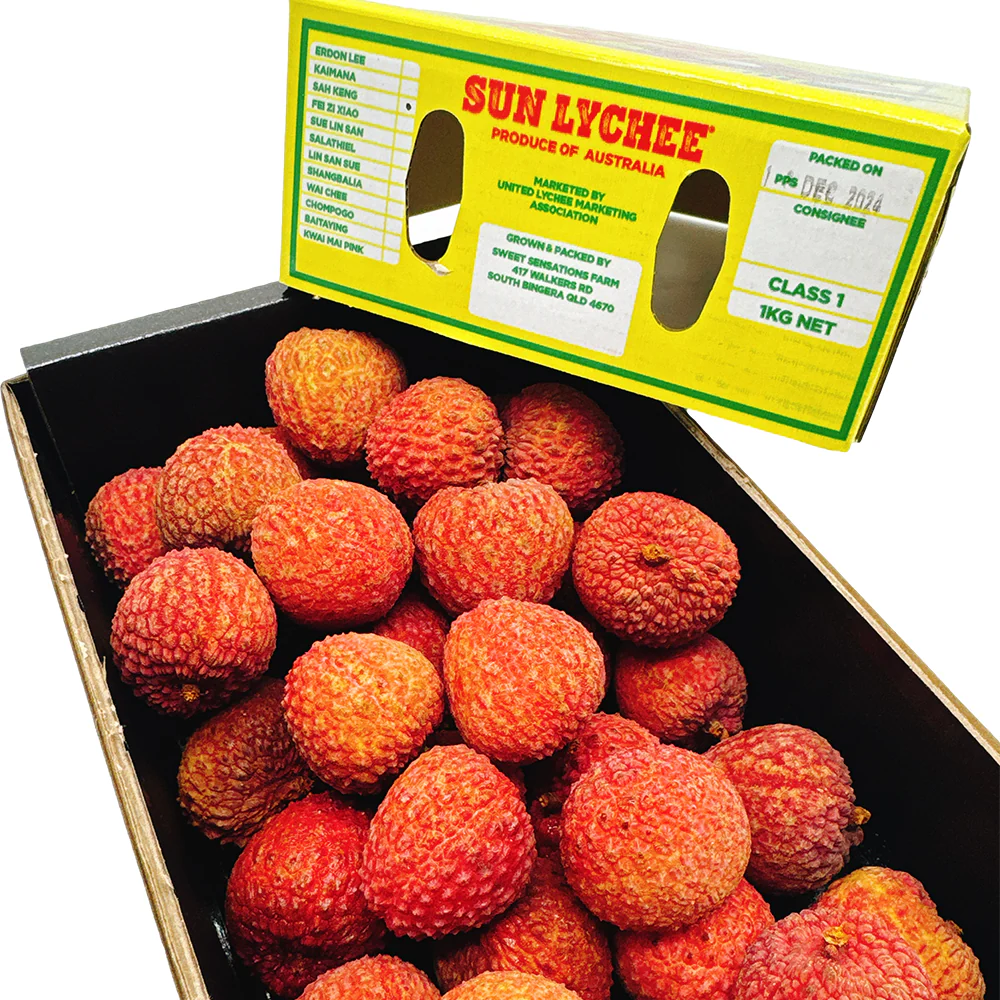 Sah Keng Lychee Premium Gift Box - 1kg - Image 4