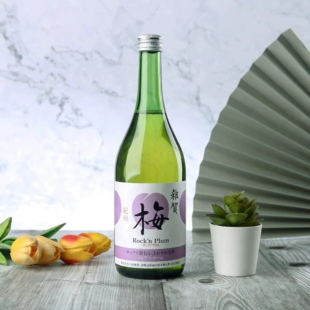 Saika Rock'n Plum Non-Alcoholic Fruit Beverage (Plum Flavour) 720ml – Japanese Ume Mocktail - Image 3