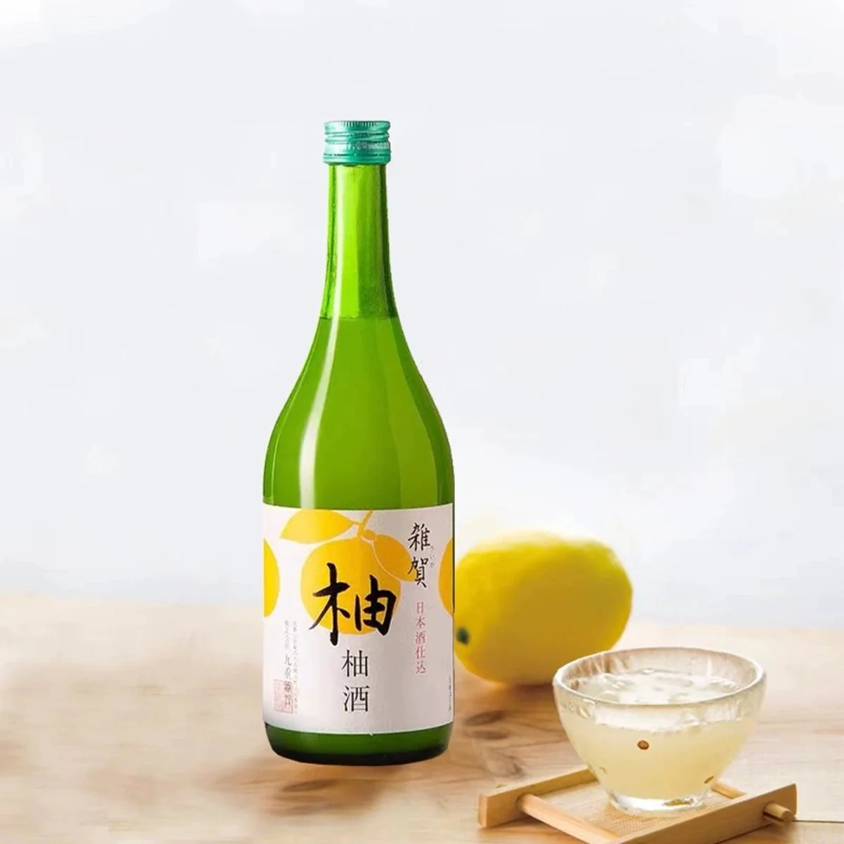 Saika Yuzu Sake 7% ABV 720ml – Japanese Citrus Liqueur - Image 2