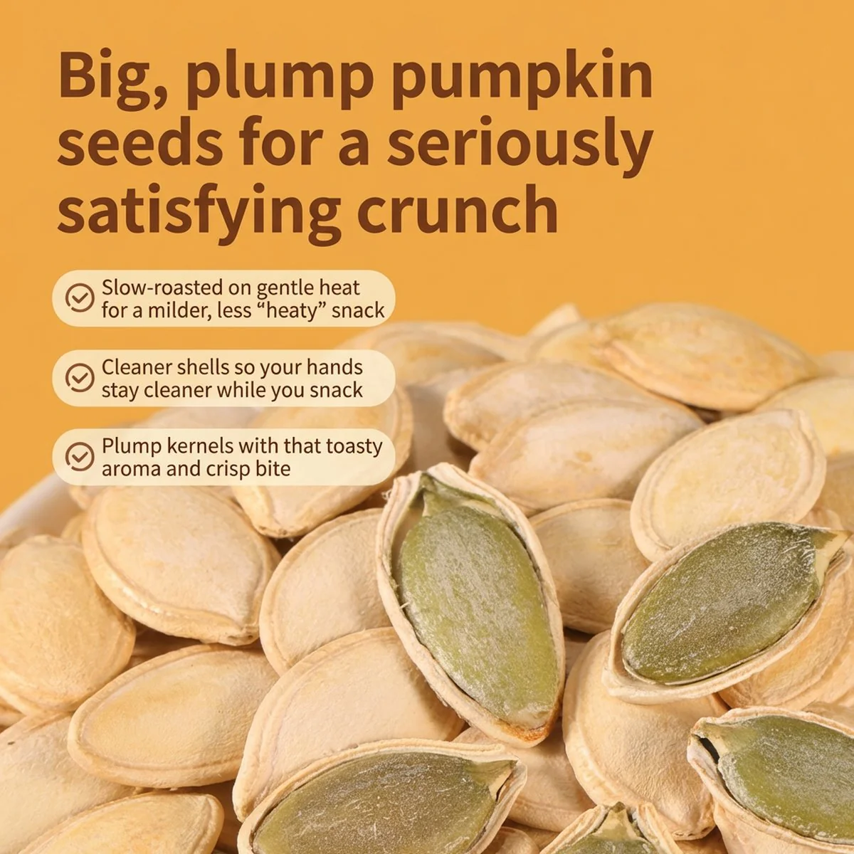 San Pang Dan Original Pumpkin Seeds 160g - Roasted In-Shell Snack - Image 2