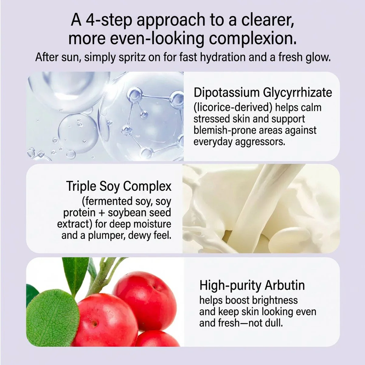 SANA Nameraka Honpo Soy Milk Brightening Micro‑Fine Mist Toner 150g - Hydrating Face Mist Toner Spray - Image 3