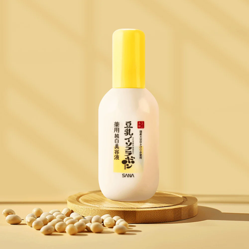 SANA Nameraka Honpo Soy Milk VC Brightening Essence 100ml - Image 2
