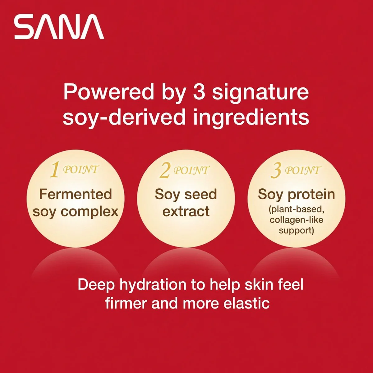 Sana Soy Milk Beauty Essence Gel Mask - 5 Sheets/Box - Image 3