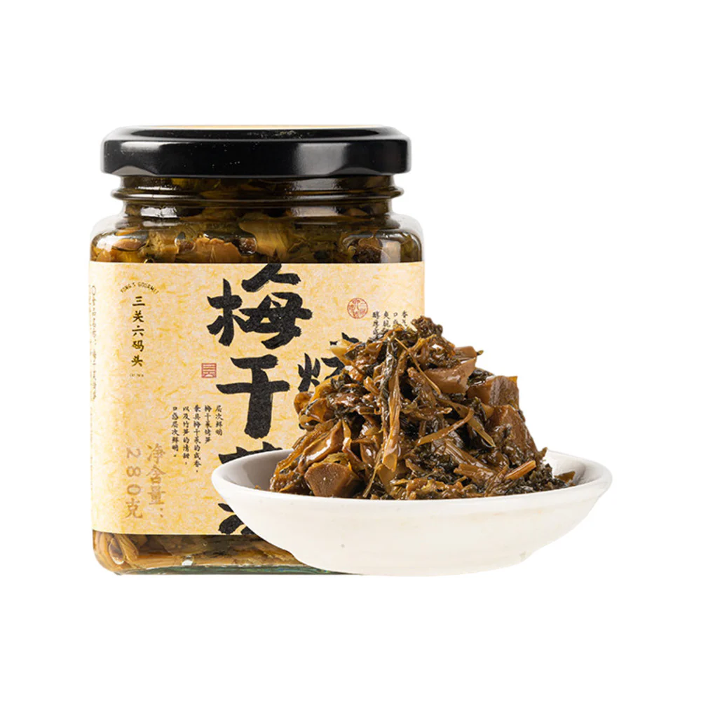 Sanguan Liumatou Braised Bamboo Shoots with Preserved Mustard Greens 280g