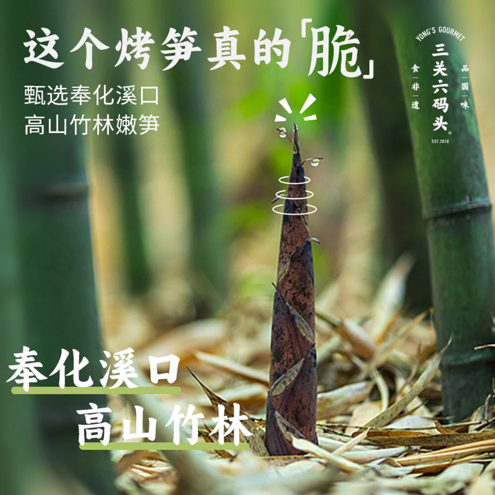 Sanguan Liumatou Braised Bamboo Shoots with Preserved Mustard Greens 280g - Image 2