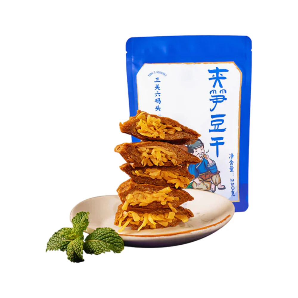 Sanguan Liumatou Braised Stuffed Tofu with Bamboo Shoots 250g