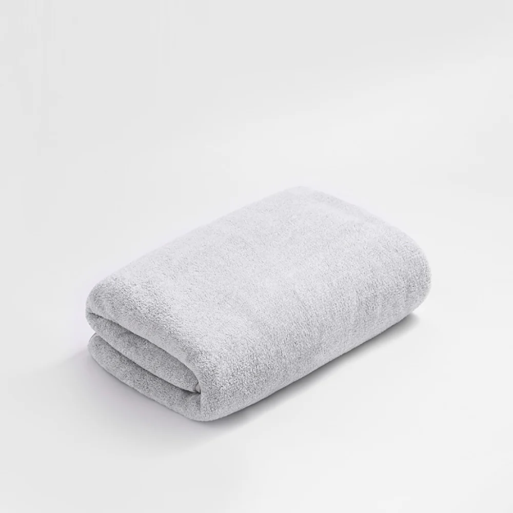 Sanli Coral Fleece Towel - Grey, 35*72cm