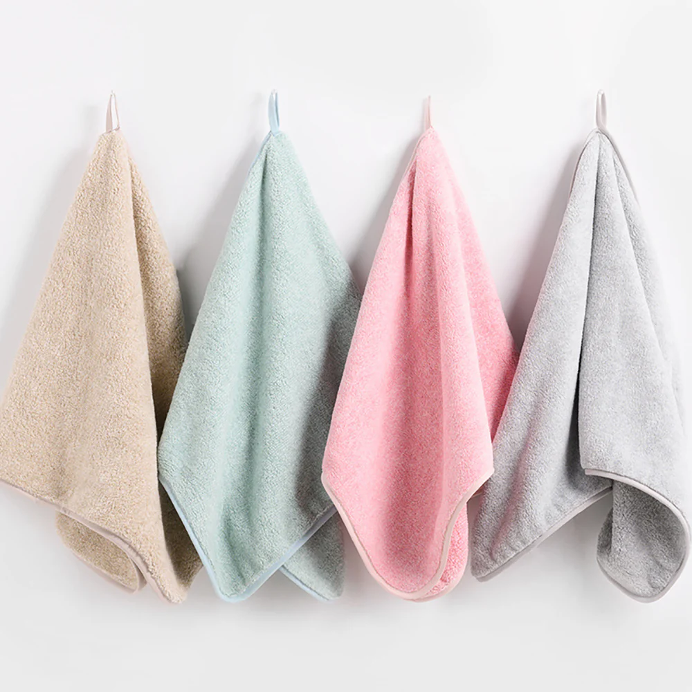 Sanli Coral Fleece Towel - Grey, 35*72cm - Image 2
