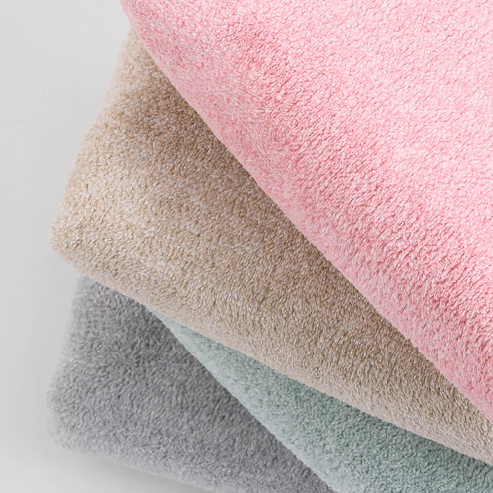 Sanli Coral Fleece Towel - Grey, 35*72cm - Image 3