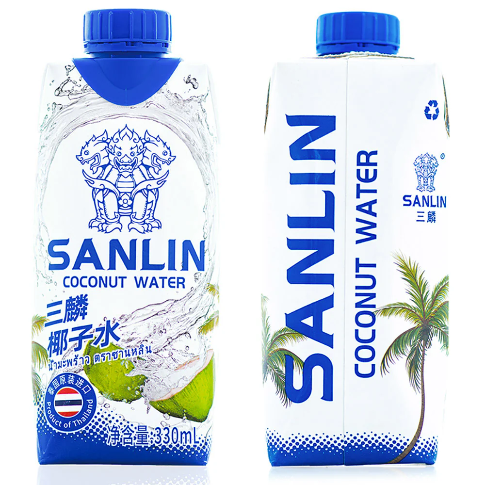 Sanlin Coconut Water - 330ml x 12 Bottles/Box - Image 3