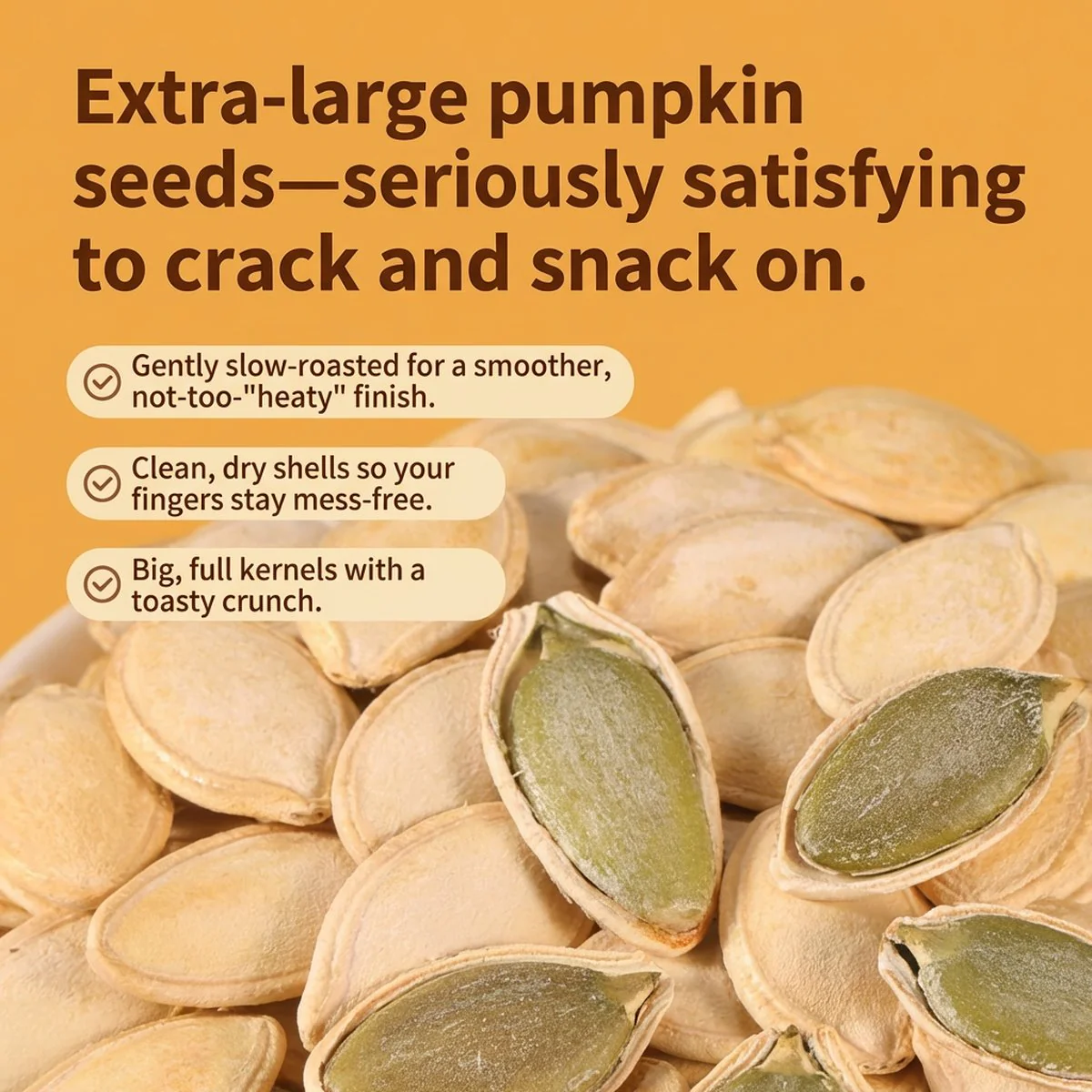 Sanpangdan Salt-Roasted Pumpkin Seeds 160g - Image 2