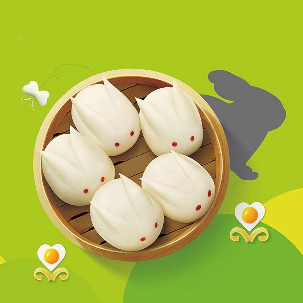 Sanquan Frozen Bunny Custard Buns - 15 Pieces, 375g - Image 2