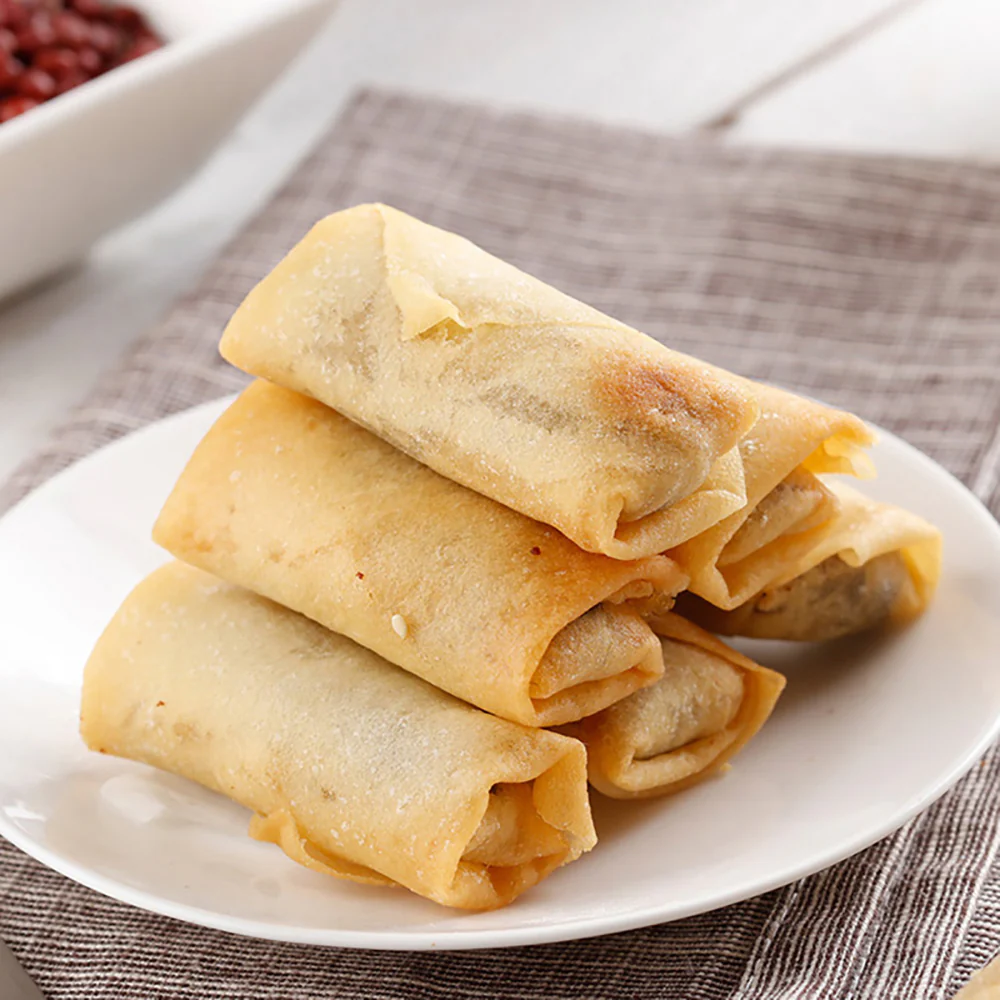 Sanquan Frozen Red Bean Paste Spring Rolls - 216g - Image 3