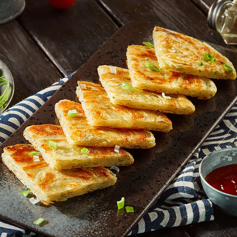 Sanquan Frozen Scallion Pancakes - 450g - Image 3