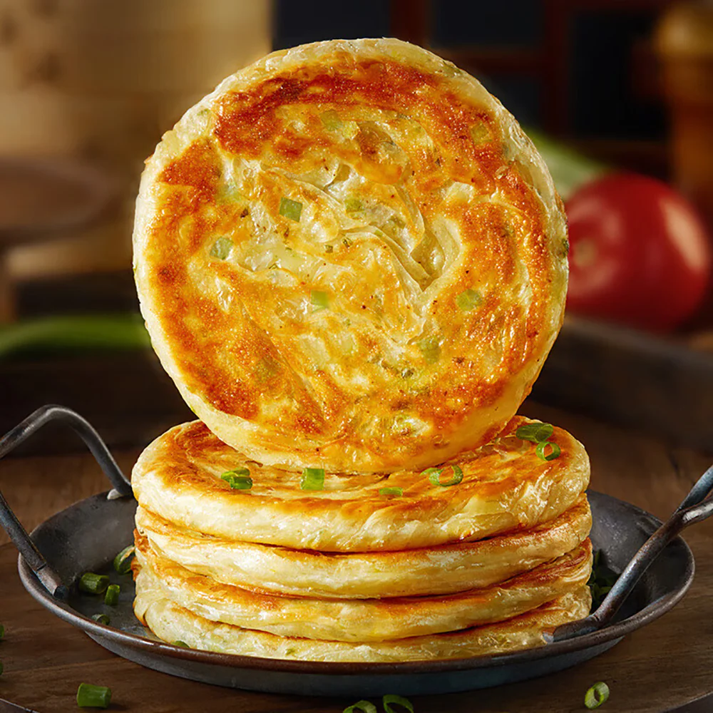 Sanquan Frozen Scallion Pancakes - 450g - Image 4