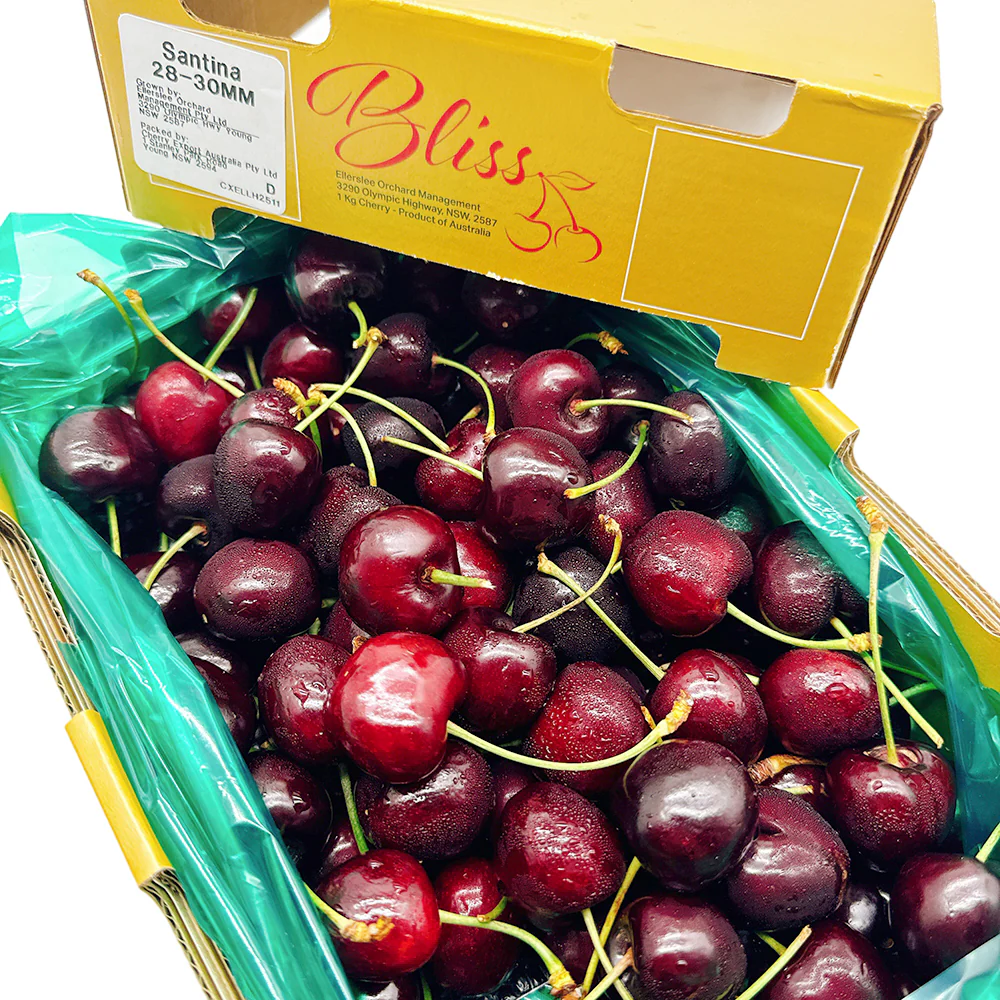 Santina Cherries Gift Box - 28-30mm, 1kg - Image 3