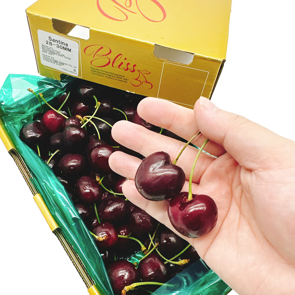 Santina Cherries Gift Box - 28-30mm, 1kg - Image 4