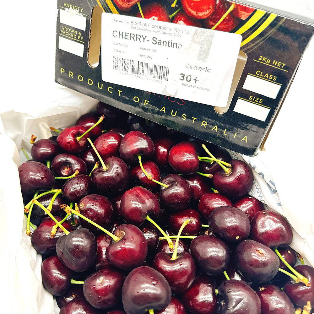Santina Cherries Gift Box 30mm+ - 2kg - Image 2