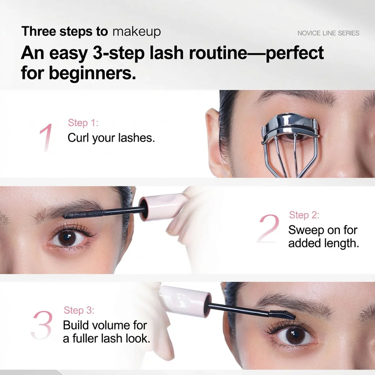 Sanzitang Dual-Ended Barbell Mascara 3.5g + 3.5g – Lengthening & Volumising - Image 3