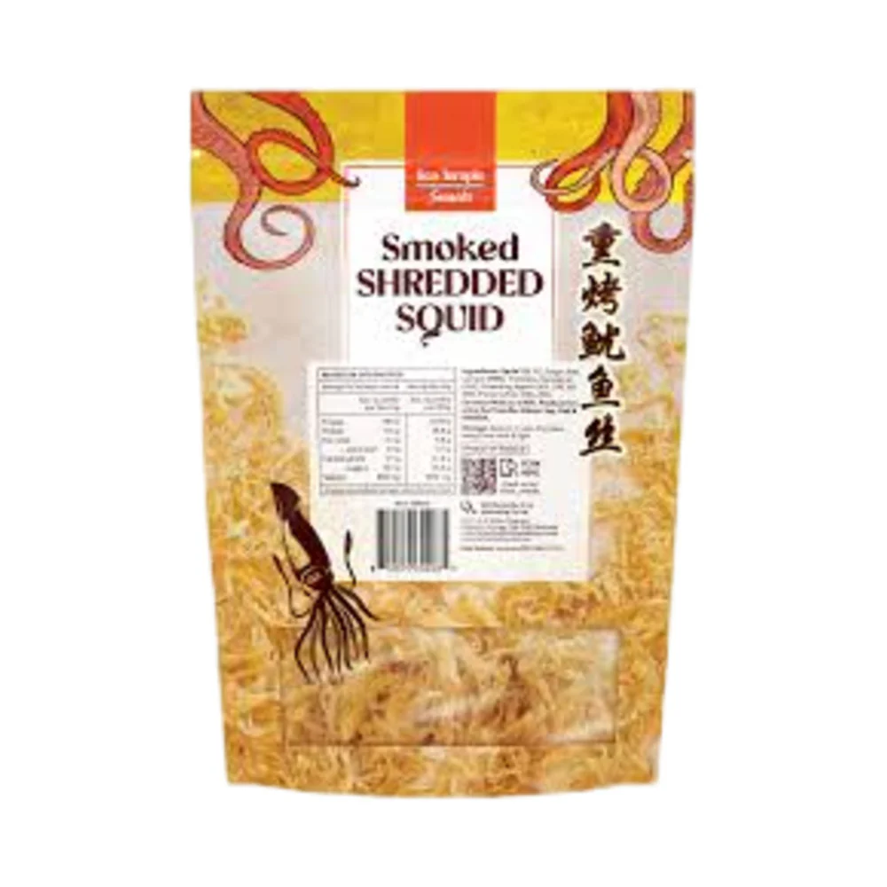 Sea Temple Smoked Shredded Squid Jerky – 300g - Image 2