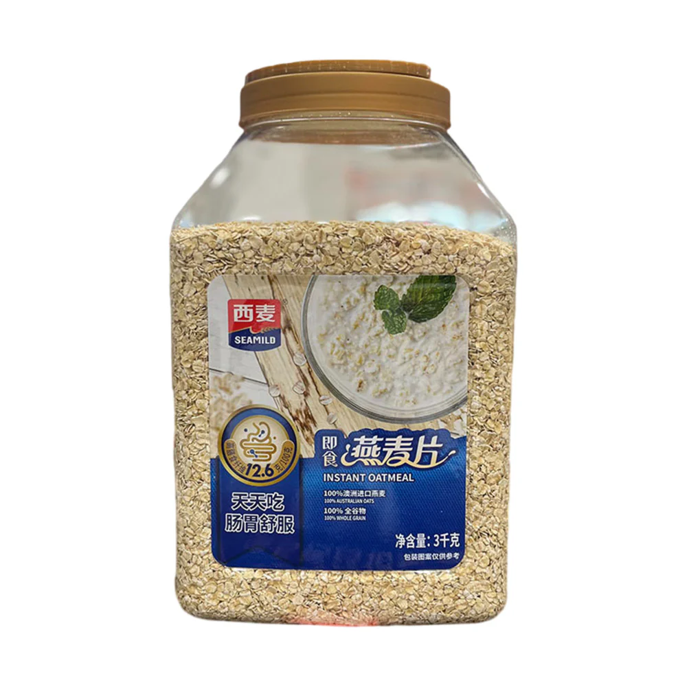 Seamild 100% Instant Oatmeal 3kg – Limited Import - Quick Oats