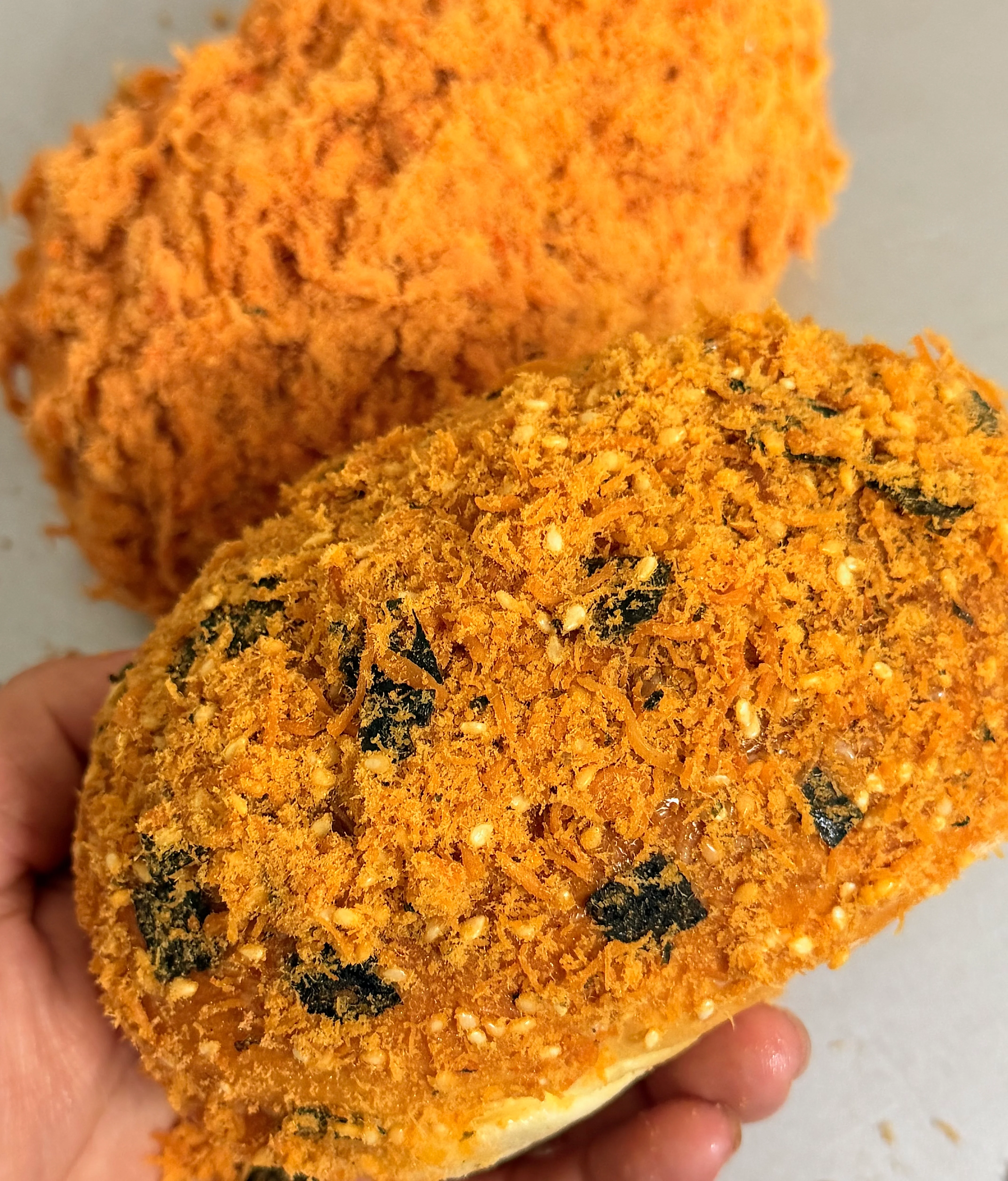 Seaweed Pork Floss Bun - 1 Piece
