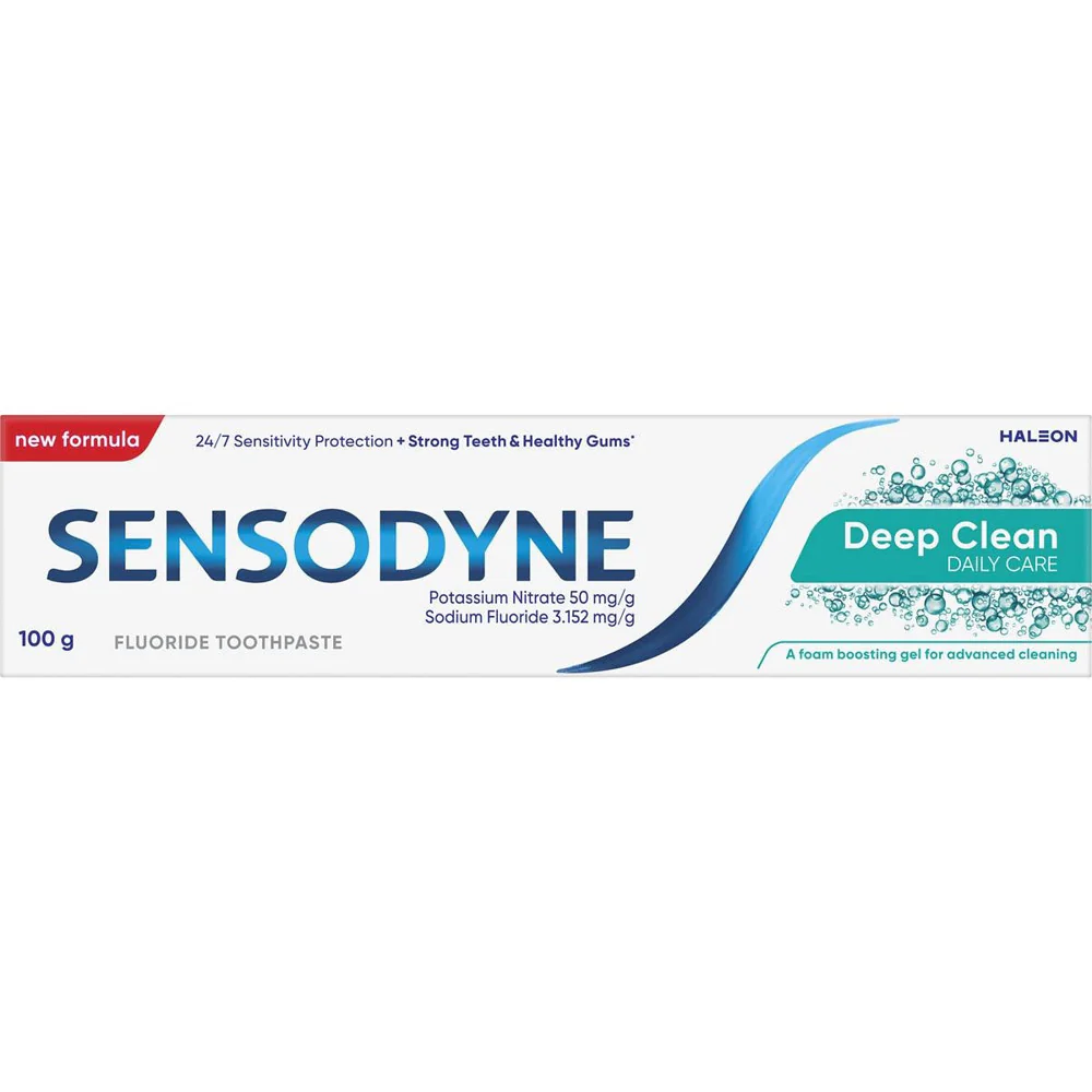 Sensodyne Deep Clean Daily Care Fluoride Toothpaste 100g - Image 4